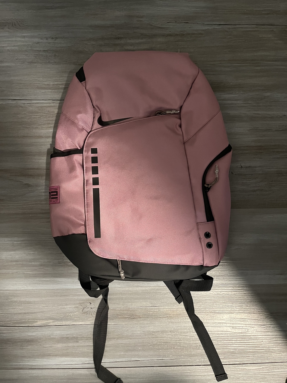 Purple and Black Nike Elite Backpack